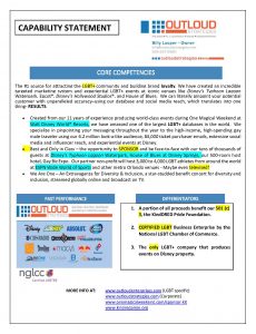 Outloud - NGLCC Business Enterprise Capability Statement as of 7-29-19
